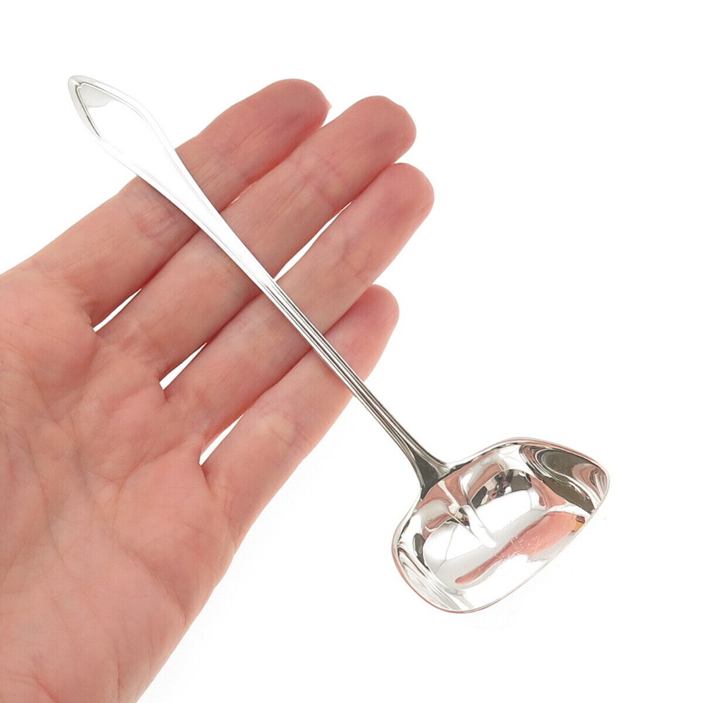 TOWLE 925 Sterling Silver Antique 1912 Mary Chilton Solid Piece Cream Ladle
